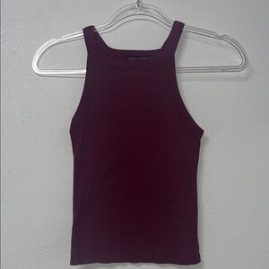 American Dream Deep Burgundy Tank Top